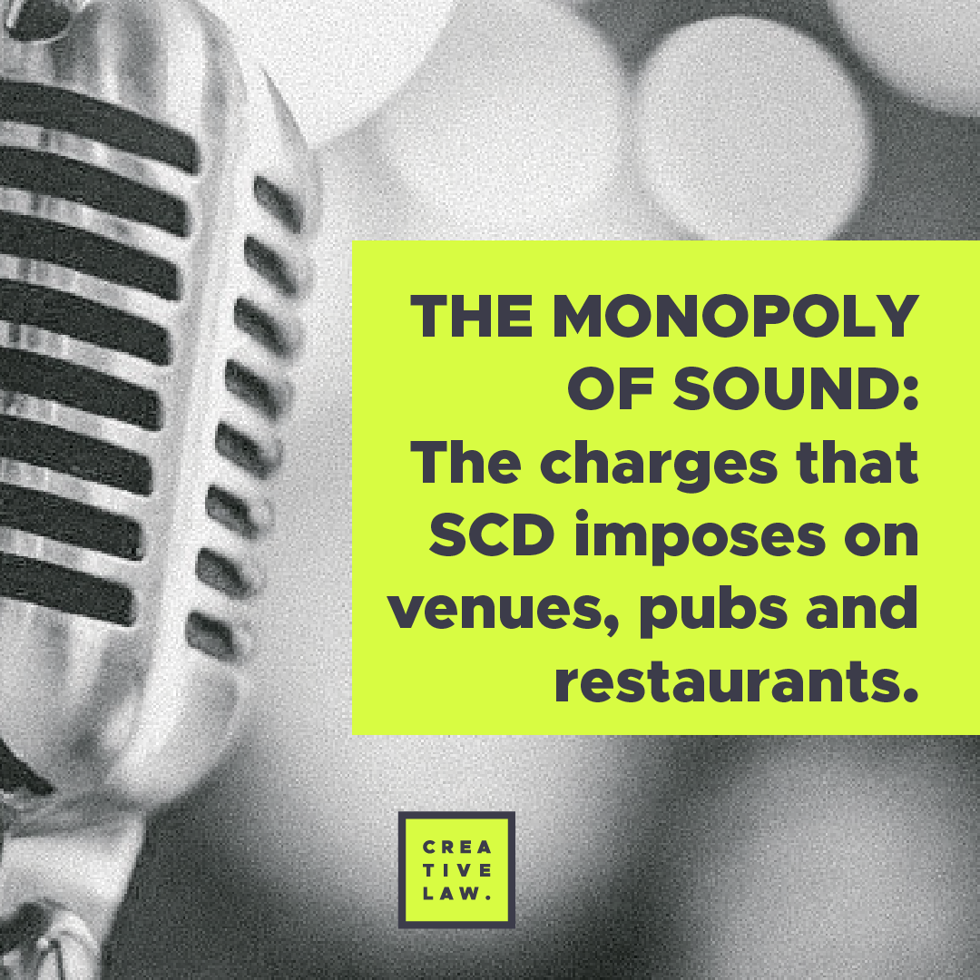 The monopoly of sound: The charges that SCD imposes on venues, pubs and restaurants.