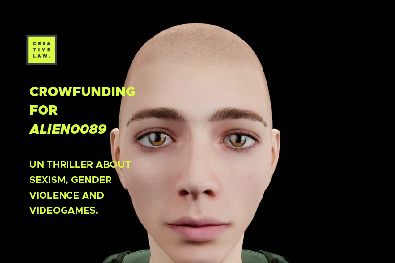 CROWFUNDING FOR ALIEN0089, A THRILLER ABOUT SEXISM, GENDER VIOLENCE AND VIDEO GAMES.