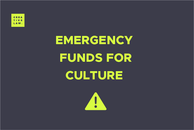 EMERGENCY FUNDS FOR CULTURE